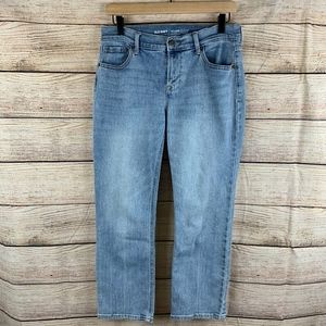 Old Navy Light Wash Flare Straight Jean Size 6
